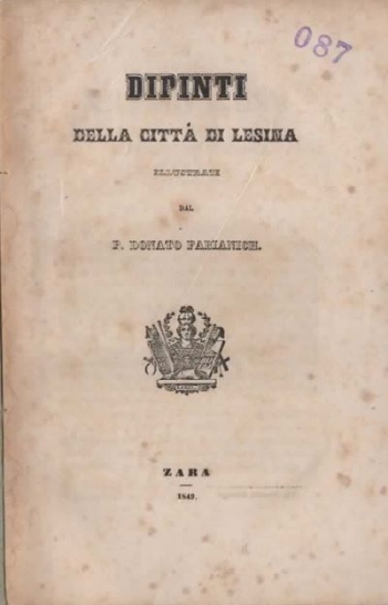 Fabianich Donato: Dipinti della città di Lesina